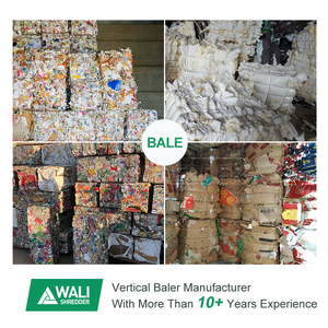 WELL Group-Empacadora hidráulica vertical de 30 toneladas para botellas de PET, máquina de prensa de cartón y papel de desecho textil con paja de biomasa - Product Image 5