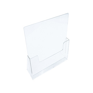 Acrylic <b>File</b> Holder 22.5*7.5*30mm Single Layer Desktop Organizer For Office Document <b>Storage</b> With Custom Logo Printing - Product Image 3