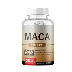 Capsule nootropiche per integratori vegani certificate GMP 120 tappi MAKA per la salute del cervello che si concentrano sulla memoria per adulti naturali adolescenti - Product Image 1