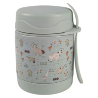 Mini boîte à lunch isotherme classique et mignonne 300 ml, prix de gros personnalisé, idéale pour la rentrée scolaire, pour enfants, pot à nourriture pour bébé avec cuillère
