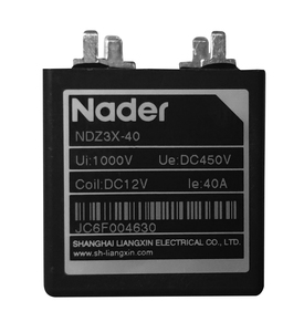 คอนแทคเตอร์แม่เหล็กไฟฟ้า NDZ3X-40 LAZZEN 2P 2P DC 450V 40 แอมป์ แรงดันคอยล์ DC12V/24V รีเลย์ไฟฟ้า ได้รับการรับรองมาตรฐาน CE TUV - Product Image 4