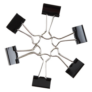 คลิปหนีบกระดาษ Comix/Qixin ขนาด 32 มม. สีดำ วัสดุโลหะ สำหรับเอกสารและงานเอกสาร - Product Image 4