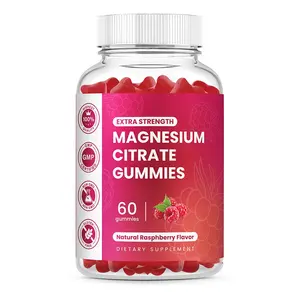 Manufacturer magnesium glycinat gummies improved sleep quality muscle joint bone support soft candy magnesium gummies