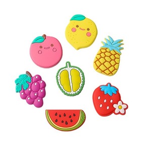Aimants de réfrigérateur en forme de fruits de dessin animé, jouets magnétiques pour tout-petits, PVC 3D imperméable et écologique pour réfrigérateur et tableau blanc - Product Image 4