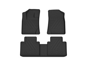 Alfombrillas de Coche Autobo para Geely Boyue X <span class=keywords><strong>2022</strong></span>, Diseño Deportivo, TPE, Juego Completo, Color Negro de Lujo, Fácil de Limpiar, Protección para Todo Clima - Product Image 1