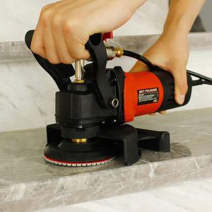 5-дюймовый резиновый диск-основа с креплением на липучке для угловой шлифмашины, для полировки бетона и камня, с креплением 5/8-11, зернистость 100 - Product Image 2