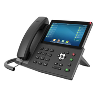 Téléphone IP d'entreprise Fanvil X7 avec écran tactile de 7 pouces, design élégant avec téléphonie de pointe, WIFI BT, téléphone SIP 20 lignes