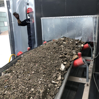 Ligne de production de tri des déchets à grande échelle avec pompe à engrenages motorisée, machine de criblage des déchets de construction pour plastique, bois et briques