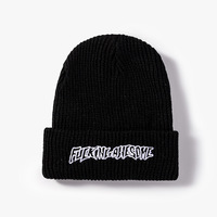 Gorro de Punto Acrílico con Diseño Bordado Personalizado, para Uso Diario