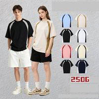 Kaos Promosi Futbol Pria Ukuran Besar, Bahan Katun 100% Tebal, Pewarnaan Benang Ramah Lingkungan, Bernapas, Cetak Kustom