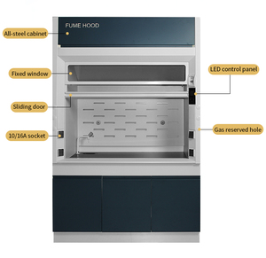 Campana de Extracción de Gases sin Ductos, Resistente a Ácidos, para Escritorio, Equipo de Laboratorio Personalizado OEM para Estudios de Química Universitaria - Product Image 4