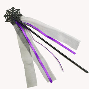 Varita de Hada con Diseño de Calabaza y Purpurina Hecha a Mano, Novedad de Halloween 2026, Juguetes de Varita de Murciélago para Niños - Product Image 6