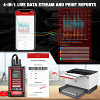 Escáner Bluetooth KINGBOLEN Ediag Plus, Escáner de Diagnóstico OBD2 con Prueba Bidireccional para Todos los Sistemas, para IOS y Android