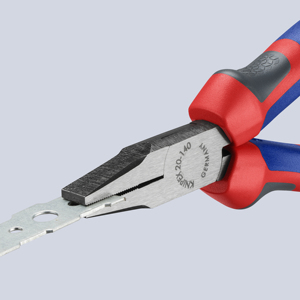 KNIPEX 20 02 140 Alicates de punta plana con mangos ergonómicos, negros 140 mm - Product Image 3
