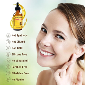 Aceite Esencial Puro de Vitamina E Prensado <span class=keywords><strong>en</strong></span> Frío para Cuidado Facial, Masajes, Hidratación, Retención de Agua y Reparación, 100% Puro y Fresco - Product Image 3