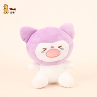 12cm Violet En Peluche Éléphant Jouet Écologique Doux En Peluche Poupée pour Filles Couette pour Pâques Personnalisable PP Coton Maille