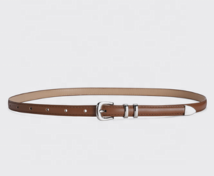 <span class=keywords><strong>Ceinture</strong></span> fine à <span class=keywords><strong>boucle</strong></span> en <span class=keywords><strong>argent</strong></span> trois pièces pour femmes haut de gamme <span class=keywords><strong>Ceinture</strong></span> en <span class=keywords><strong>cuir</strong></span> PU décorative polyvalente pour étudiants et jeunes Nouveau produit - Product Image 2