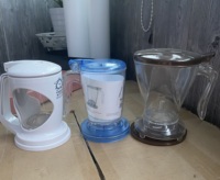 Infuseur à thé intelligent à distribution par le bas 600 ml 20 oz, infuseur à thé à pression pour tasse, en PC et ABS, portable, avec couvercle
