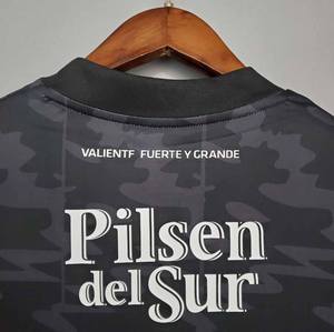 20-21 قميص كولو-كو لو منزلي أسود أبيض بيع بالجملة للرجال جيرسي كرة القدم - Product Image 5