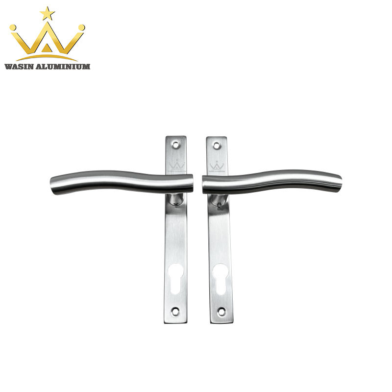 Leva del cancello del piatto quadrato in acciaio inossidabile per la casa maniglia di tiraggio della porta in alluminio combinata con serratura da infilare