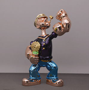 Statue en résine de marin musclé de 1,3 m, <span class=keywords><strong>figurine</strong></span> musicale, décoration intérieure et extérieure, objet d'art, décoration de maison, objet de collection - Product Image 2