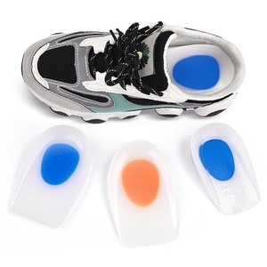 Coussinets de talon pour soulager la douleur au talon, inserts en <span class=keywords><strong>silicone</strong></span> durables pour fasciite plantaire, éperons calcanéens, <span class=keywords><strong>tendinite</strong></span> d'Achille - Product Image 2