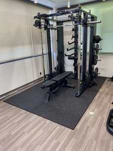 Máquina Multifuncional Comercial para Entrenamiento, Equipo de <span class=keywords><strong>Gimnasio</strong></span> Smith con 3 Pilas de Pesas - Product Image 4