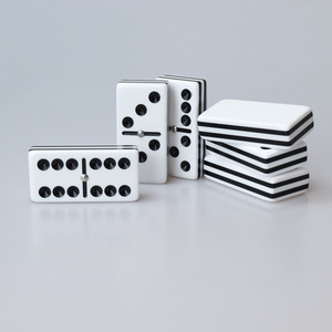 Dominos en acrylique personnalisés <span class=keywords><strong>de</strong></span> qualité supérieure à 5 couches, vente en gros, laminés, écologiques, <span class=keywords><strong>jeu</strong></span> <span class=keywords><strong>de</strong></span> société éducatif pour enfants et adultes - Product Image 5
