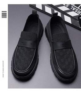 2025 мужские повседневные спортивные кроссовки высокого качества дышащие мягкие лоферы из легкой ткани на толстой подошве модные трендовые - Product Image 6