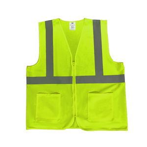 เสื้อกั๊กสะท้อนแสงสีเหลือง CITICITY Factory Oem คุณภาพสูง พร้อมแถบสะท้อนแสง หลายกระเป๋า สำหรับงานอุตสาหกรรม - Product Image 6