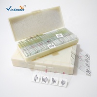 120 Species Animal & Plant Specimen Set for School Science Education & Lab Display Prepared Slides