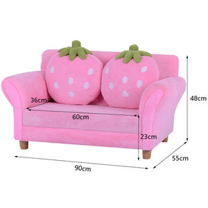 Детский диван с подушкой в виде клубники - Product Image 2