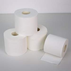 ทิชชู่เยื่อไม้บริสุทธิ์4ชั้นสีขาวสำหรับใช้ในห้องน้ำที่บ้าน - Product Image 2