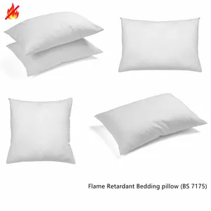 UK Market Flame Retardant cushion Bedding pillow fire proof polyester fiber and covers rectangle shape fire retardant cushion