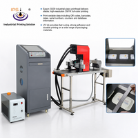 Impresora de Inyección de Tinta UV de Alta Resolución IPS-CUV33, Impresora de Etiquetas de Botellas con Curado UV a Todo Color para Bolsas Tejidas de PP con Cinta Transportadora