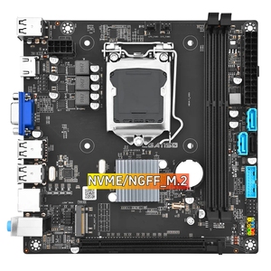 เมนบอร์ดเดสก์ท็อป Factory ITX H81 NVME M.2 ชิปเซ็ต LGA1150 รองรับคอมพิวเตอร์รุ่นที่ 4 ชิปเซ็ต H81M ช่องใส่หน่วยความจำ DDR3 แบบคู่ รองรับรุ่นที่ 4 ใหม่ - Product Image 1