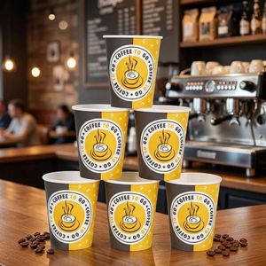 China Wholesale Custom Disposable Single Wall Food Grade <b>Corrugated</b> <b>Paper</b> Coffee Cups-7oz/8oz/20oz/24oz/9oz/12oz/14oz Cold Drink - Product Image 2