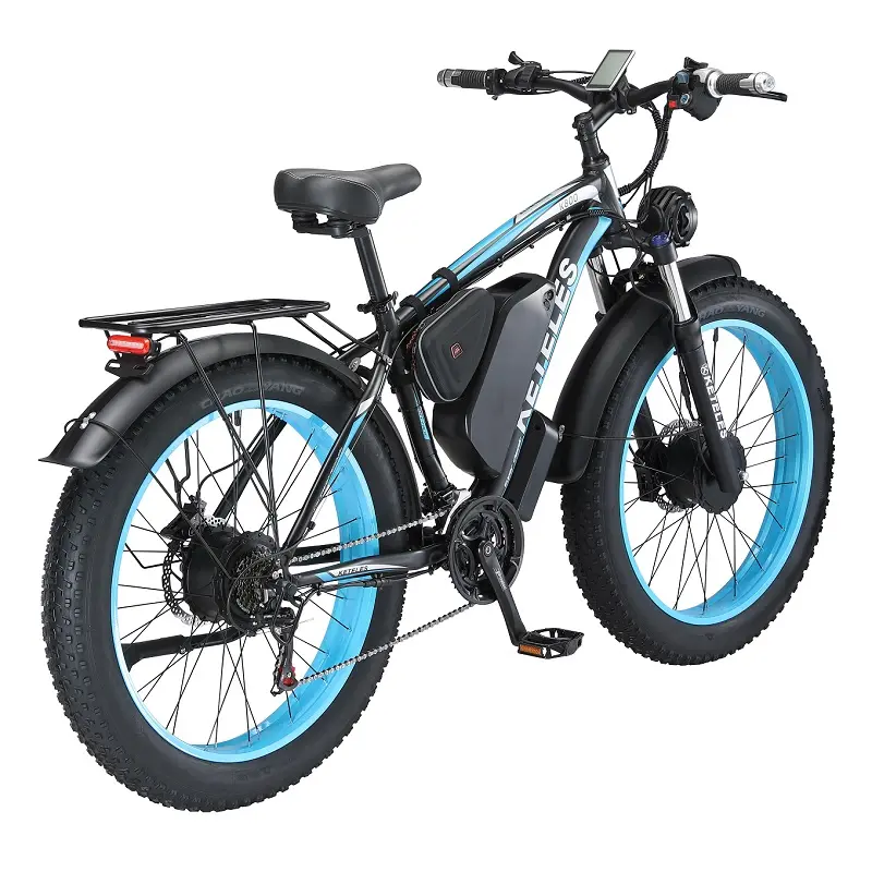 Magazzino Eu K800 23Ah completamente elettrico e pedalata modalità cheteles 2000w Ebike 2 ruote 26 pollici grasso pneumatici biciclette elettriche