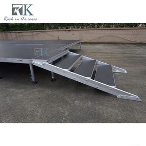 Scène de festival de musique avec structure en aluminium réglable en hauteur de 0,6 m à 1 m - Product Image 6