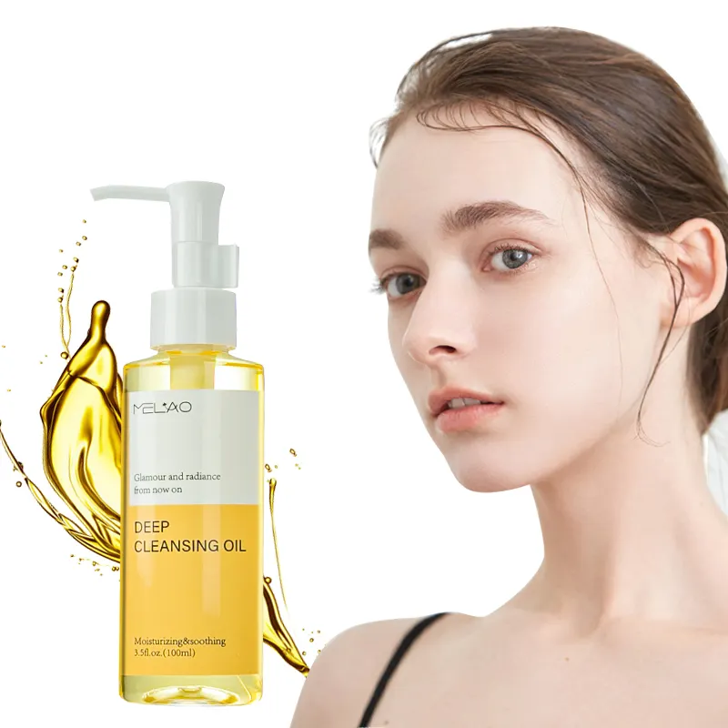 Private Label Custom Logo Skin Care Deep Cleansing Remover Makeup Face Oil Based Deep Clean Gentle Makeup Remover Oil