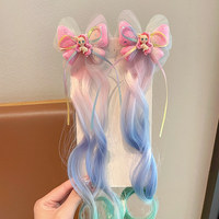 Nouvelle pince à cheveux nœud pour enfants 2026, pince à cheveux tressée pour filles, accessoires de coiffure tressée pour l'arrière de la tête
