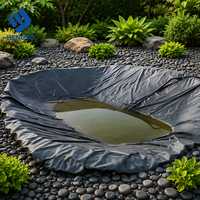 Géomembrane HDPE de 1 mm à 2 mm de haute qualité, résistante aux UV et imperméable, pour bassins d'aquaculture, élevage de crevettes et poissons, barrages et décharges.