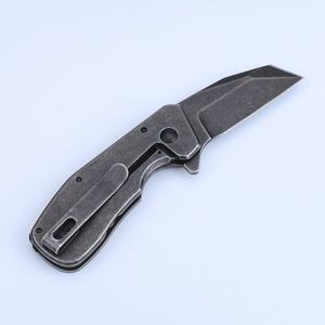 Cuchillo Táctico Plegable de Acero Inoxidable de Alta Calidad CRT-4021, Cuchillo de Combate, Funda de Cuero Personalizable, Soporte OEM - Product Image 4