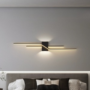 Grille Line Applique Toile de Fond Chevet Moderne Longue Bande Led Applique Murale pour Éclairage Intérieur - Product Image 3