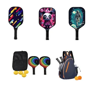Portable Pickleball Paddles With Bags Balls Towels And Box USAPA Support Regulation Size For Outdoor And Indoor Use