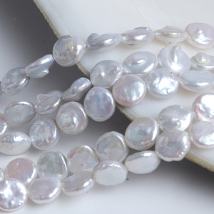 Ensemble de fabrication de bijoux en perles d'eau douce naturelles de Zhuji, boucles d'oreilles et collier, perles baroques irrégulières de 8 à 9 mm, blanches et roses, perles en vrac - Product Image 3