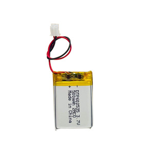 Batterie lithium-ion 602535 500mAh 3.7V, vente en gros, batterie polymère personnalisée, batteries rechargeables polymères de haute qualité - Product Image 1