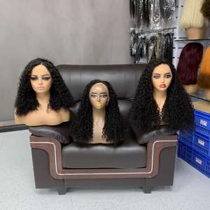 Perruque en cheveux humains 360lace, différentes tailles en pouces, boucles Pixie, couleur naturelle SDD - Product Image 4