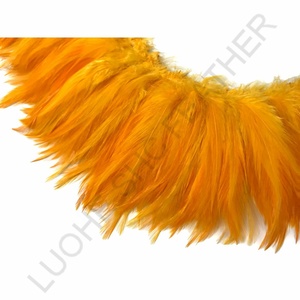 Plume de pêche à nouer à la mouche Offre Spéciale, col de coq naturel et coloré, crochet à plumes enfilées - Product Image 6