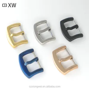 High Quality Stainless Steel Brushed PVD 16mm 18mm 20mm 22mm 24mm 26mm Watch Pin Buckle For Watch Strap